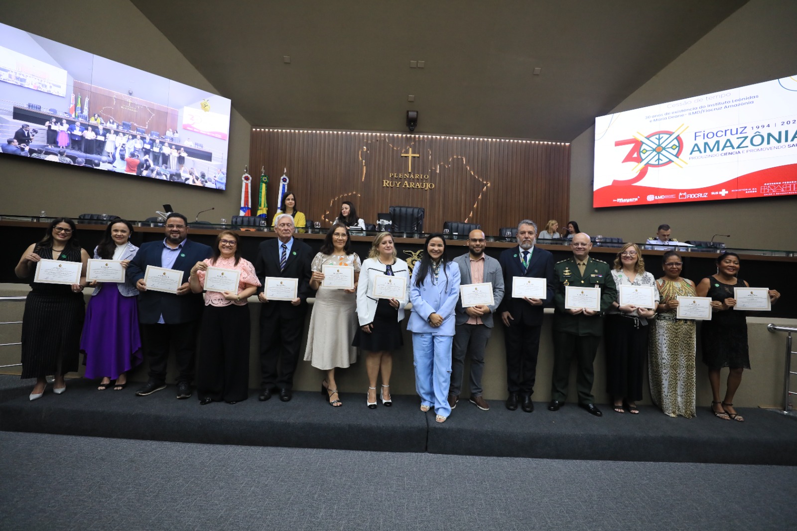 Aleam realiza Cessao de Tempo para celebrar os 30 anos da Fiocruz Amazonia Foto Hudson Fonseca